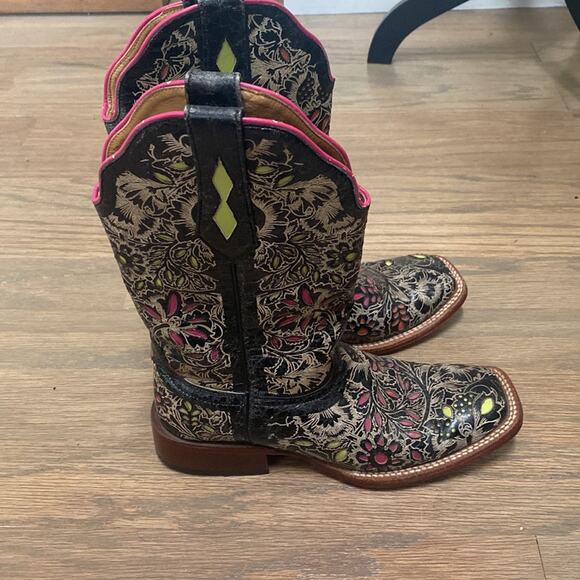 Johnny Ringo Western Boots Square Toe Size 7 - Picture 2 of 11